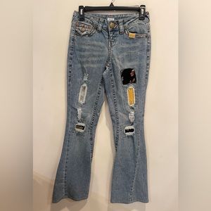 Vintage Cache LOW Jeans with Patchwork